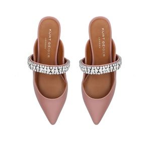 New KURT GEIGER London Princely Flat Leather Mule 38